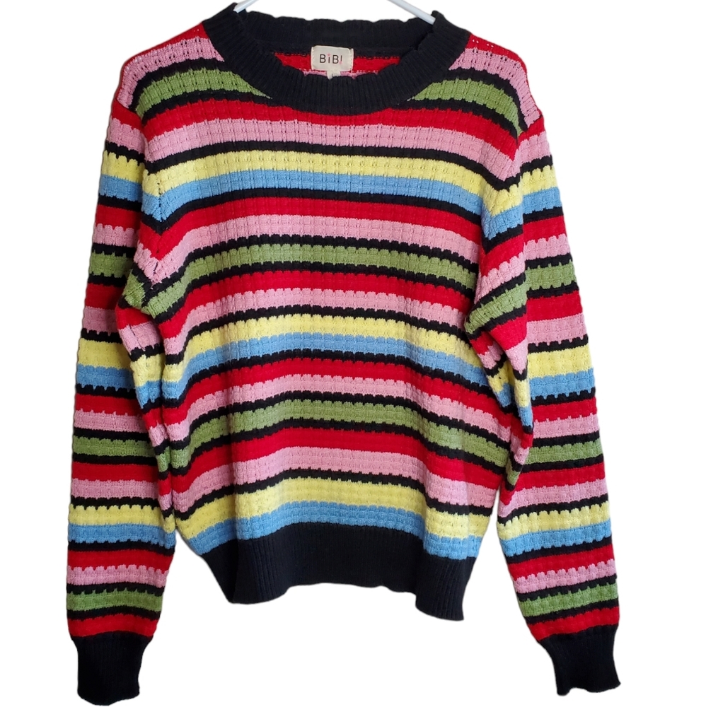 BiBi Striped Multicolor Sweater